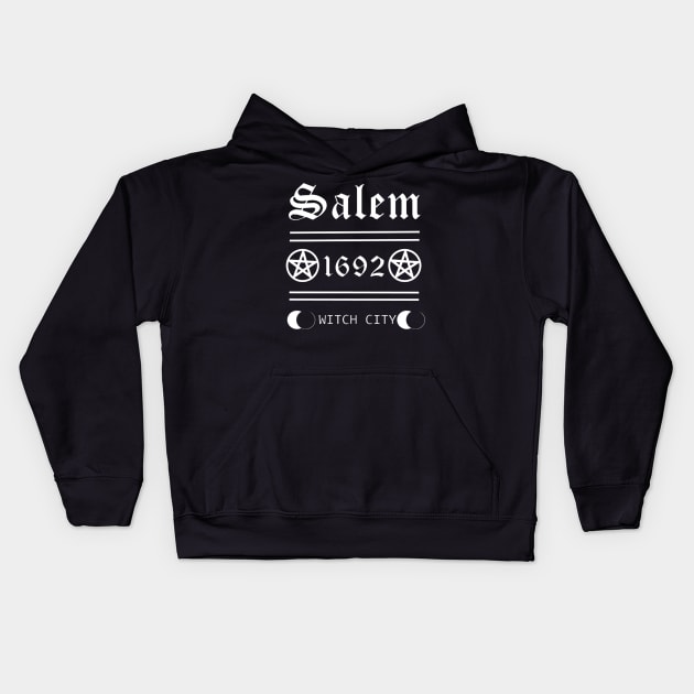 Salem 1692 Kids Hoodie by BlackOcult